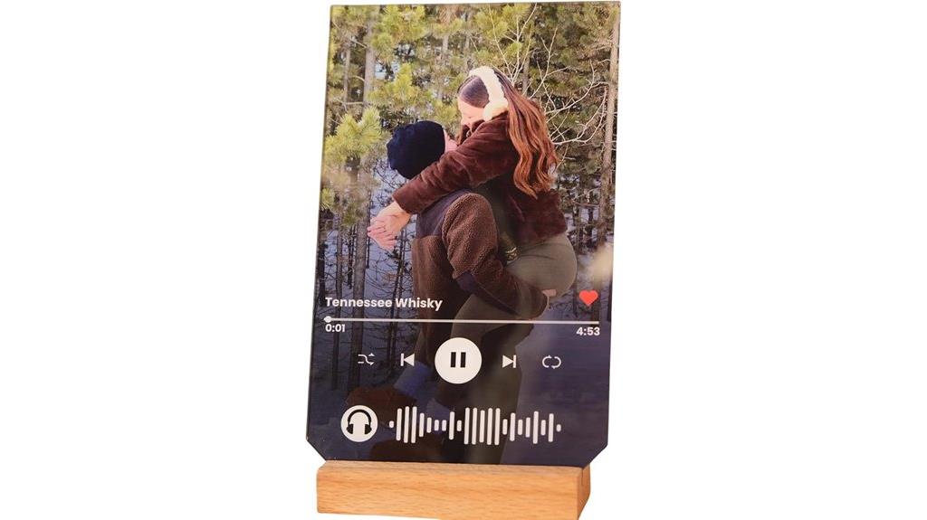custom picture song plaque