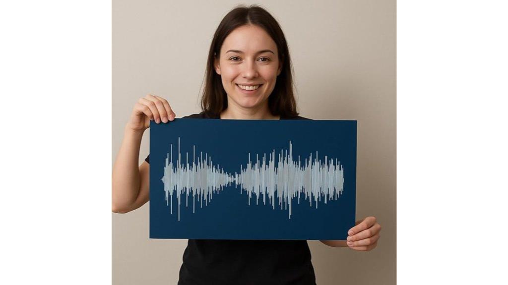 custom soundwave art print