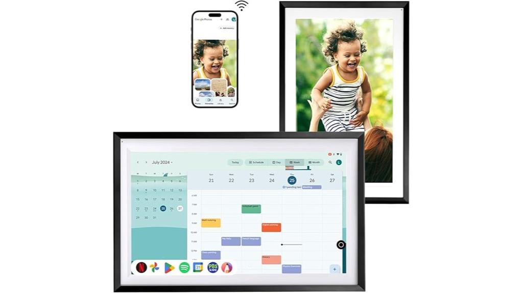 digital wall calendar with voice