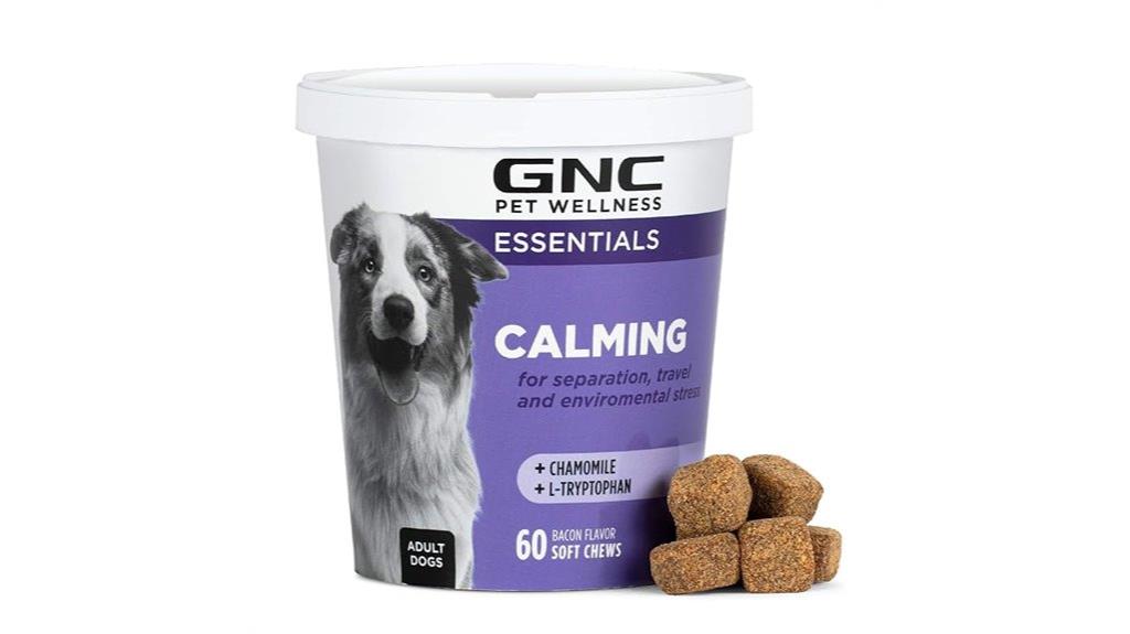 dog calming supplement chews