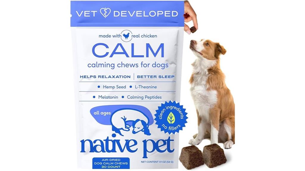 dog calming treat chews