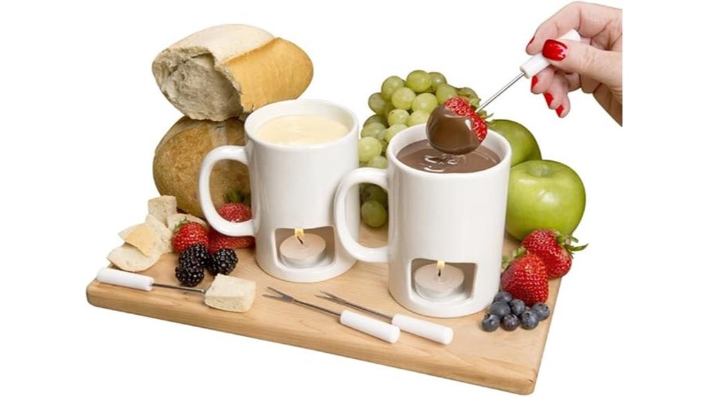 double pack fondue set