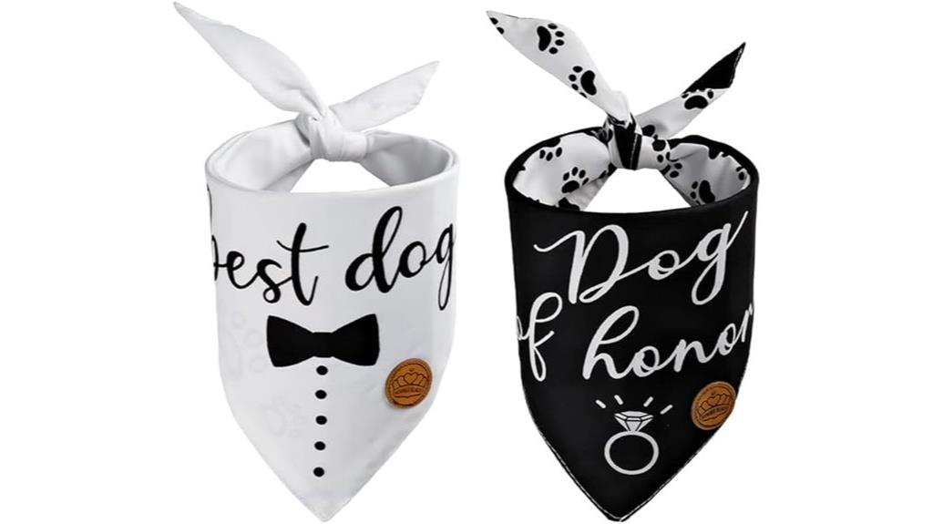 double sided dog bandanas