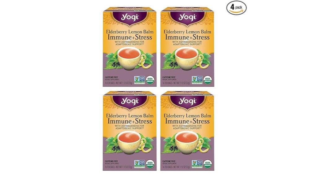 elderberry lemon stress tea
