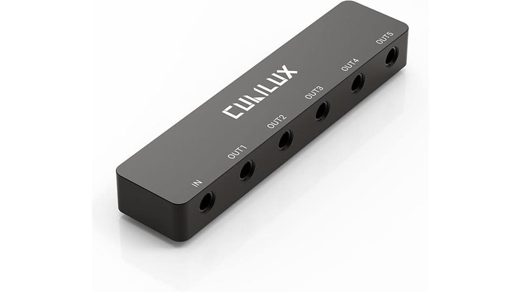 five way audio splitter