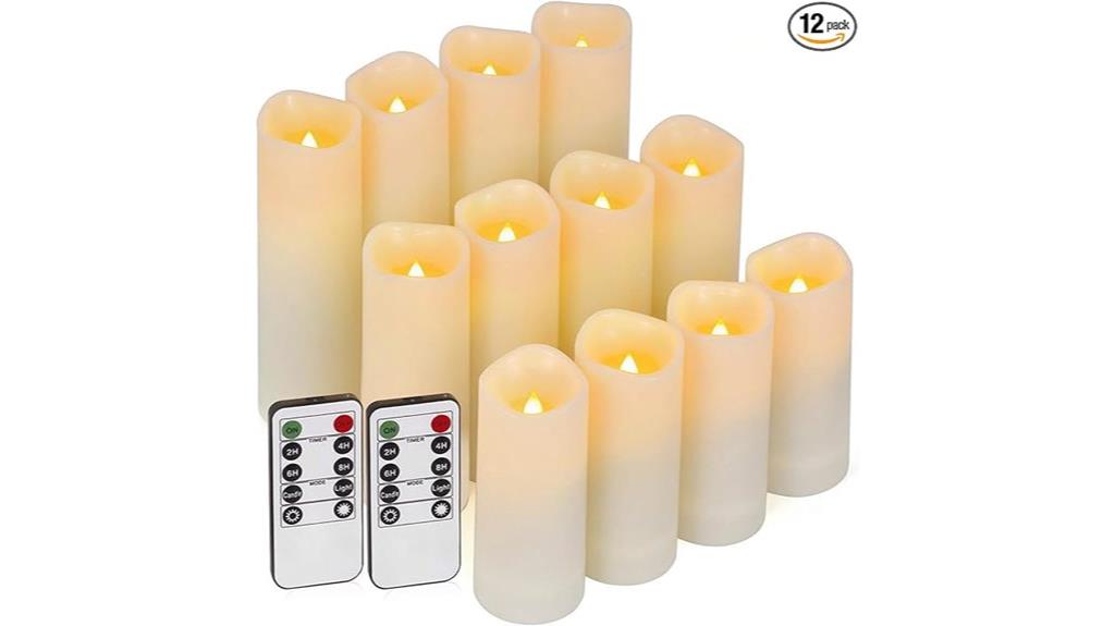 flameless led candle set