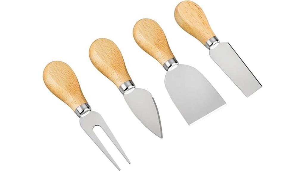 four cheese knife set