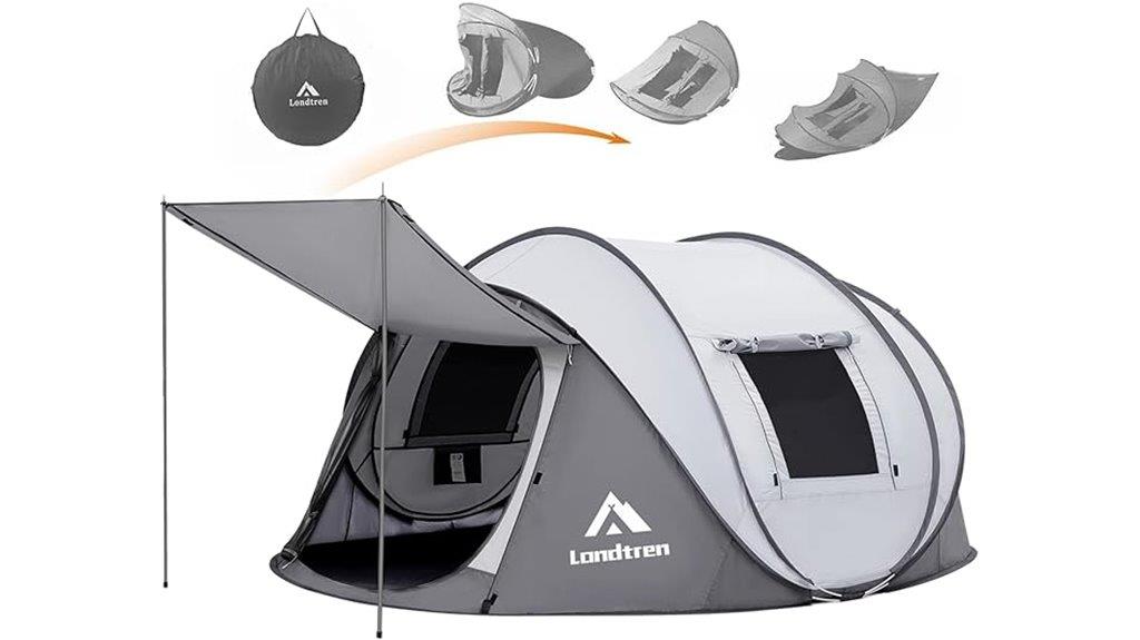 four person waterproof pop up tent