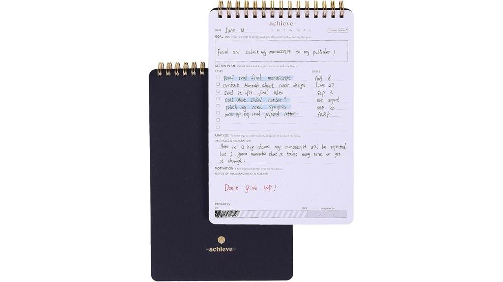 goal setting task organizer