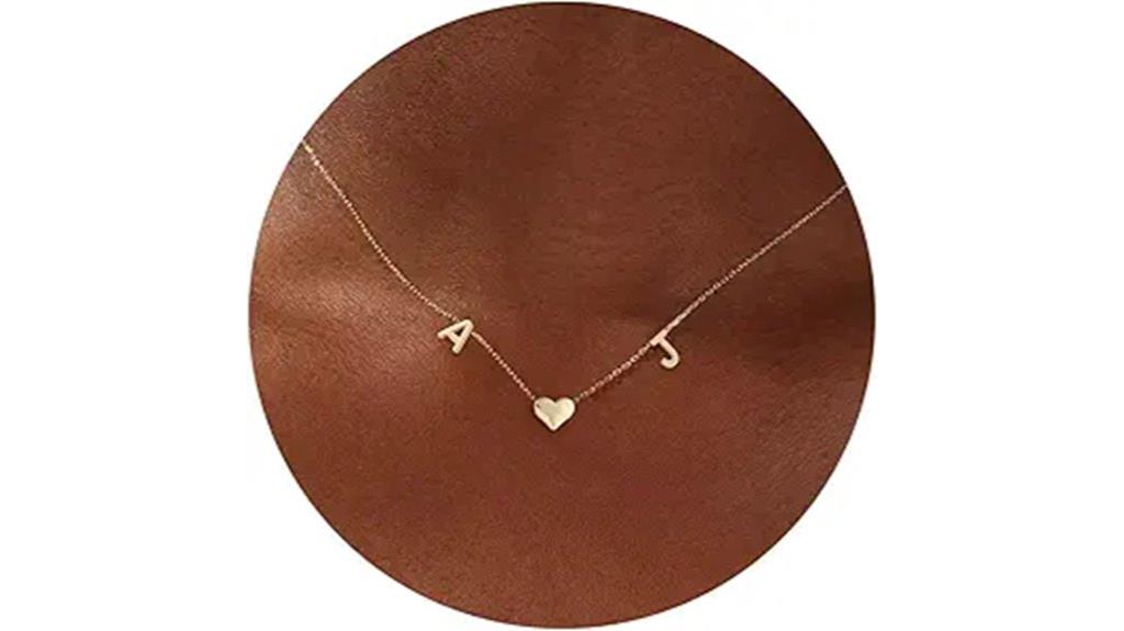 gold heart necklaces