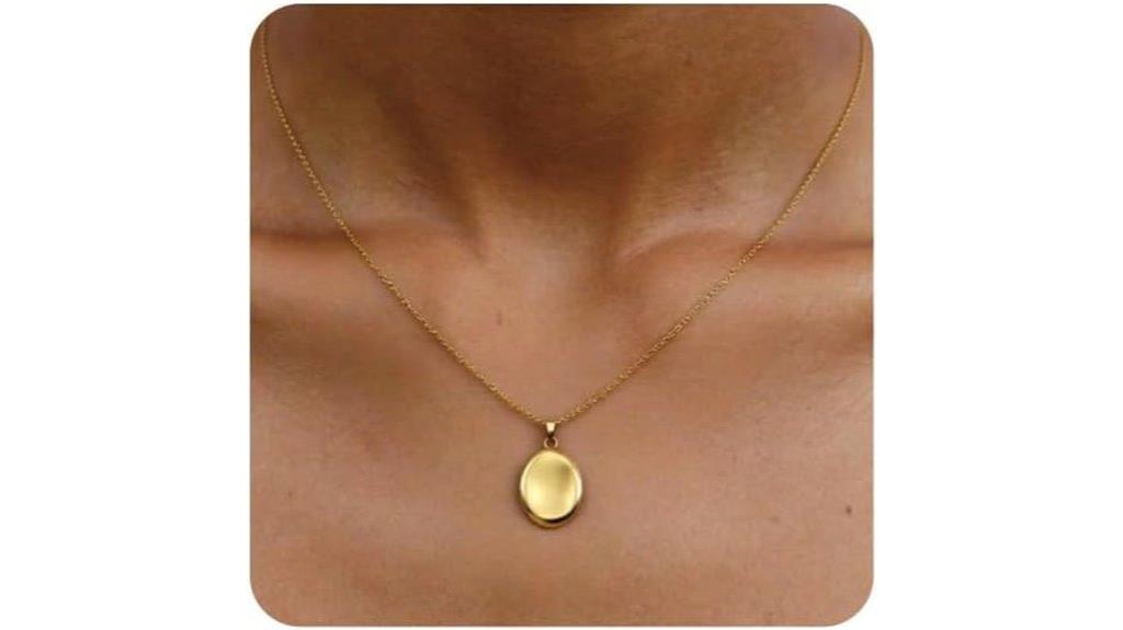gold plated worry necklace