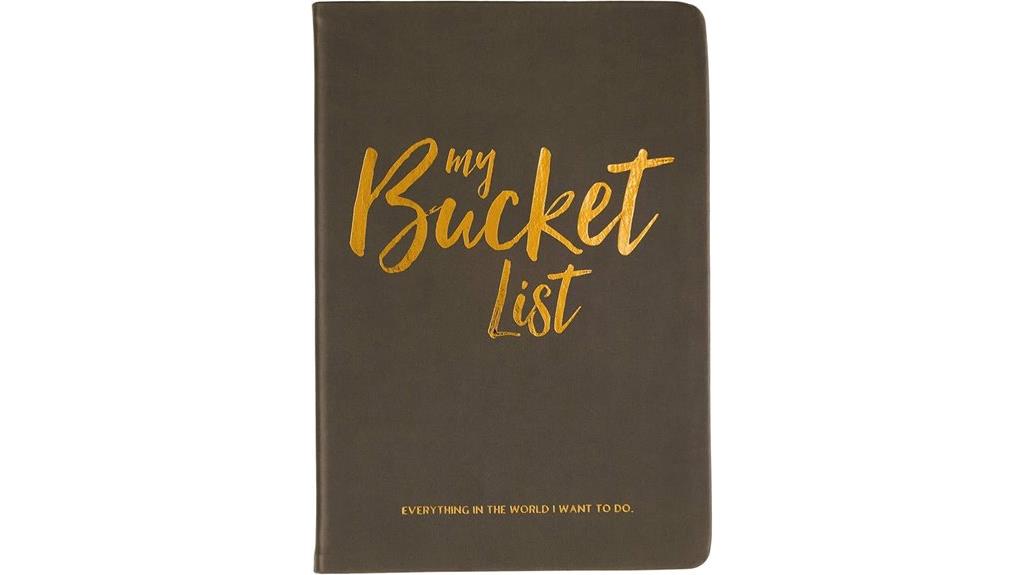 guided bucket list journal