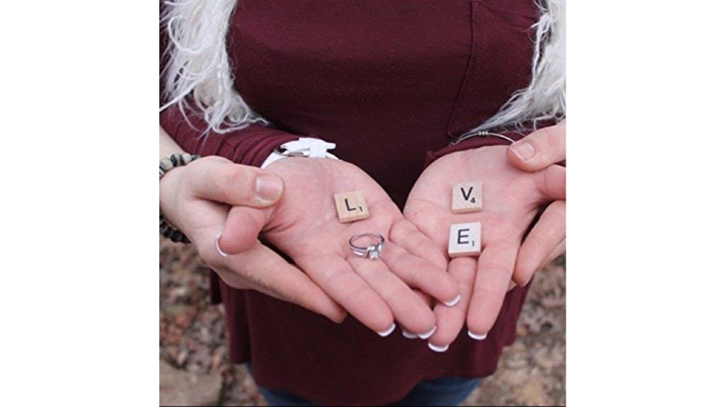handmade love engagement props