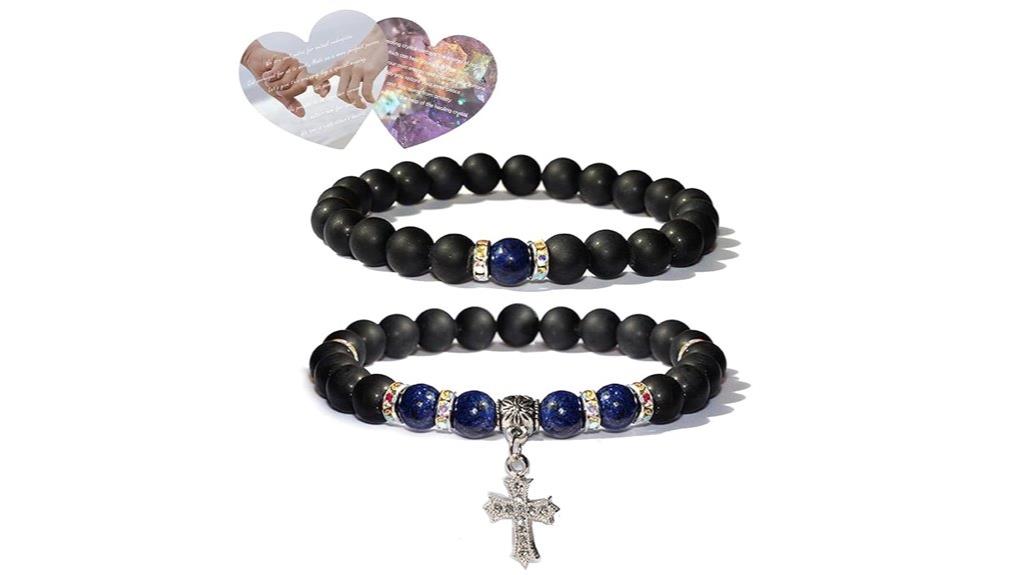 healing couples crystal bracelet