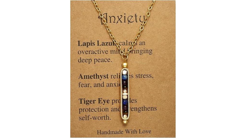 healing crystals necklace