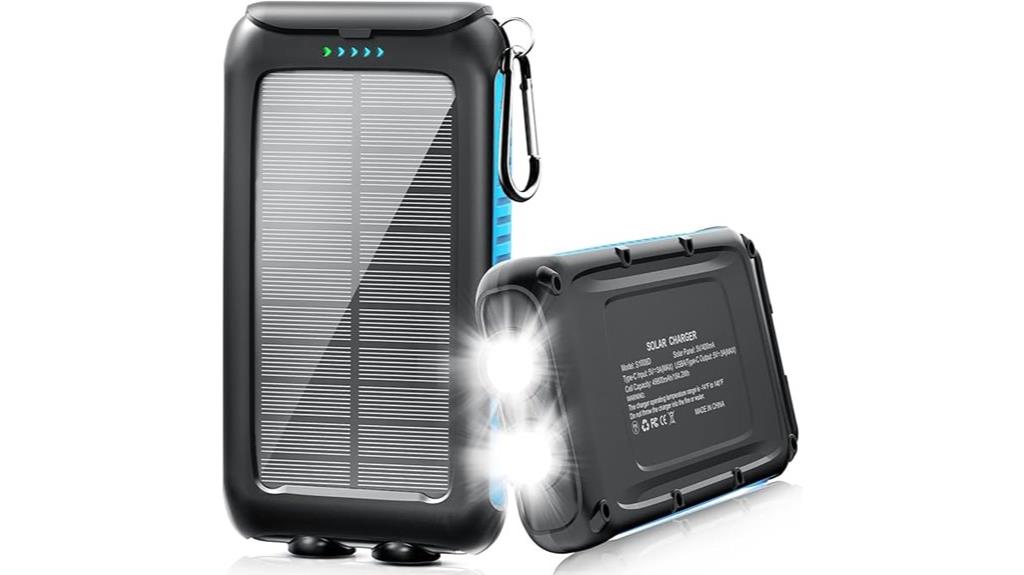high capacity solar power bank