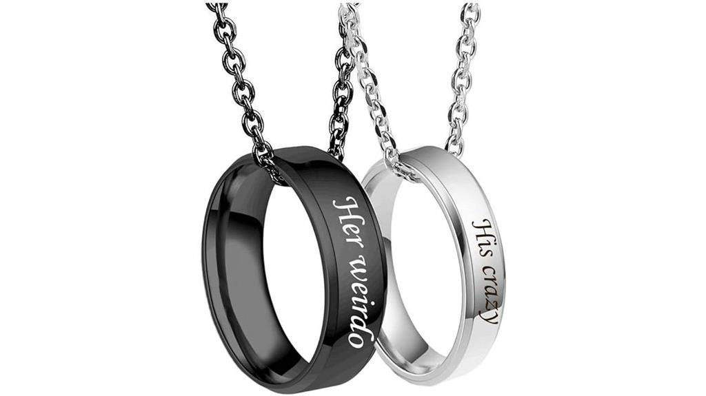 his and her matching necklaces