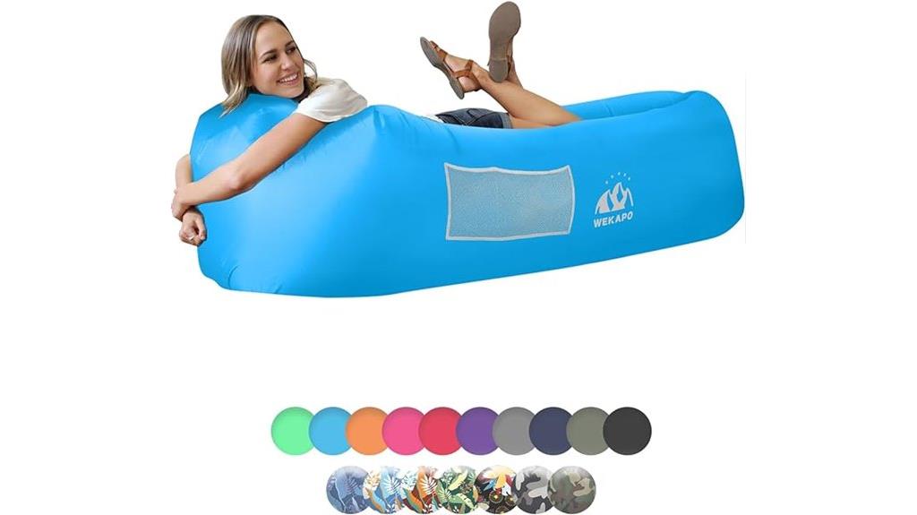inflatable sun lounger