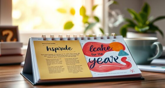 inspirational quote flip calendars