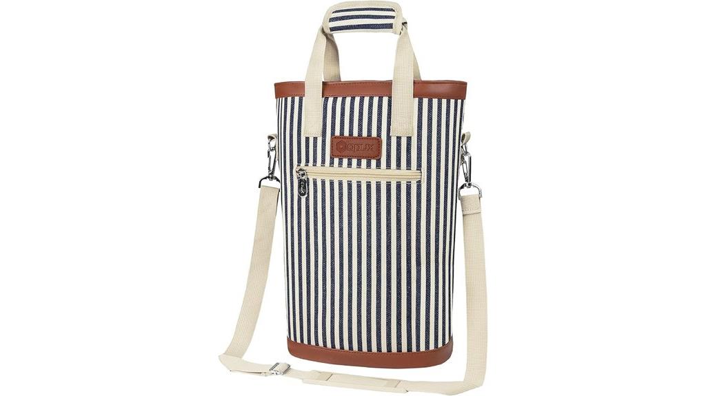 insulated two bottle cooler