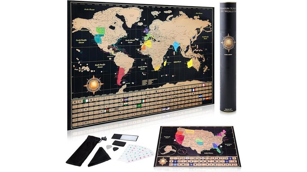 interactive map with accessories