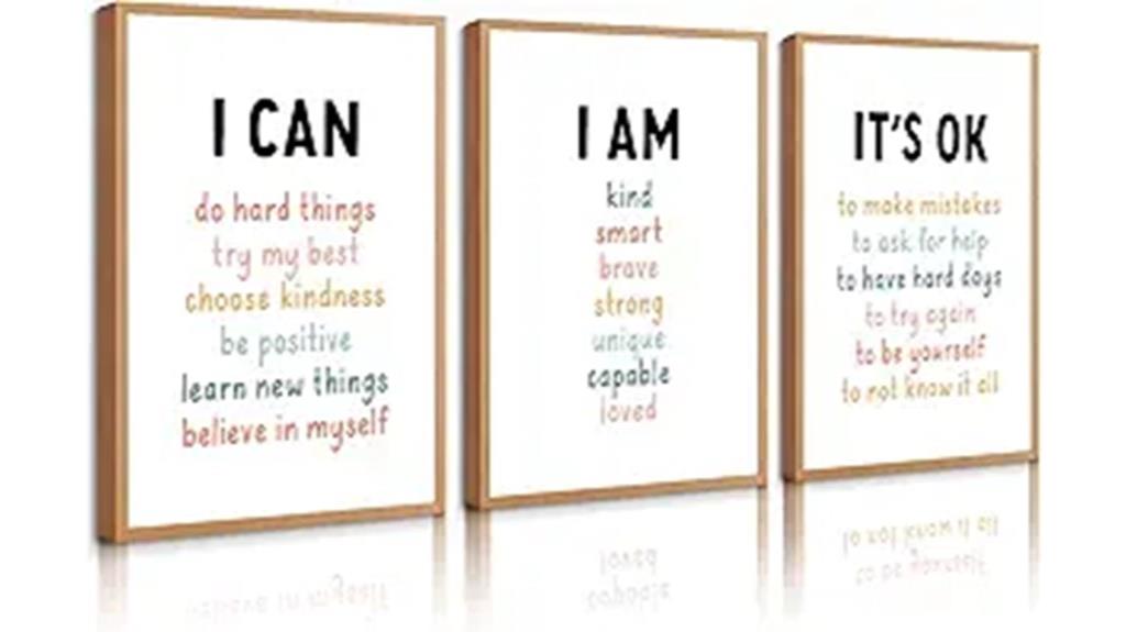 kids inspirational canvas art