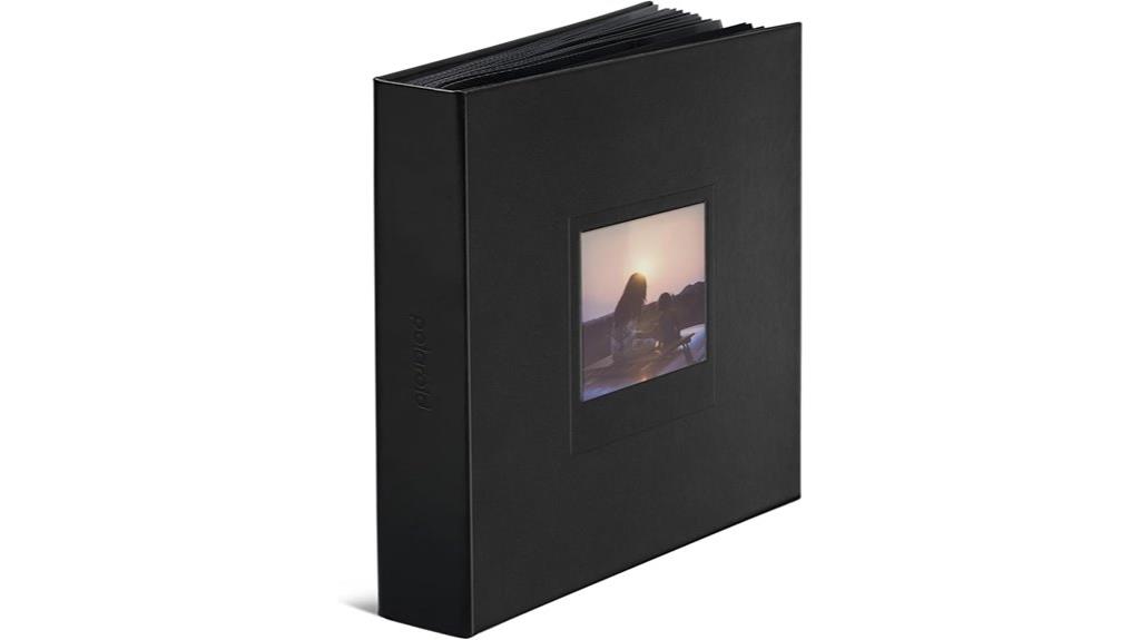 large black polaroid album