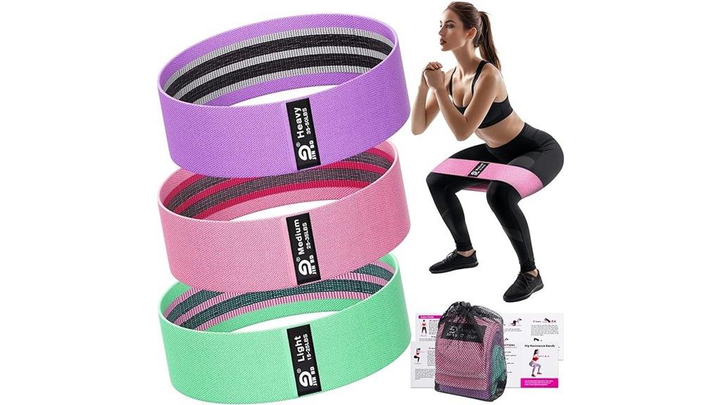 legs and glutes exercise bands