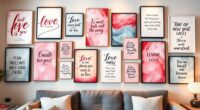love quotes canvas art
