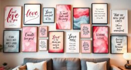 love quotes canvas art