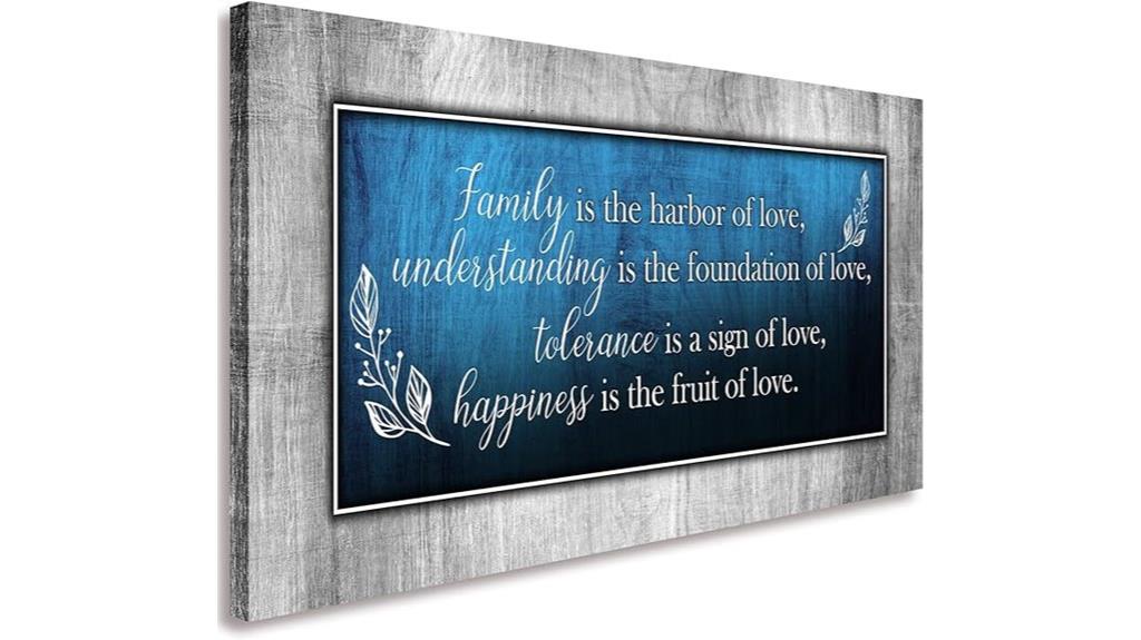 love quotes navy wall art