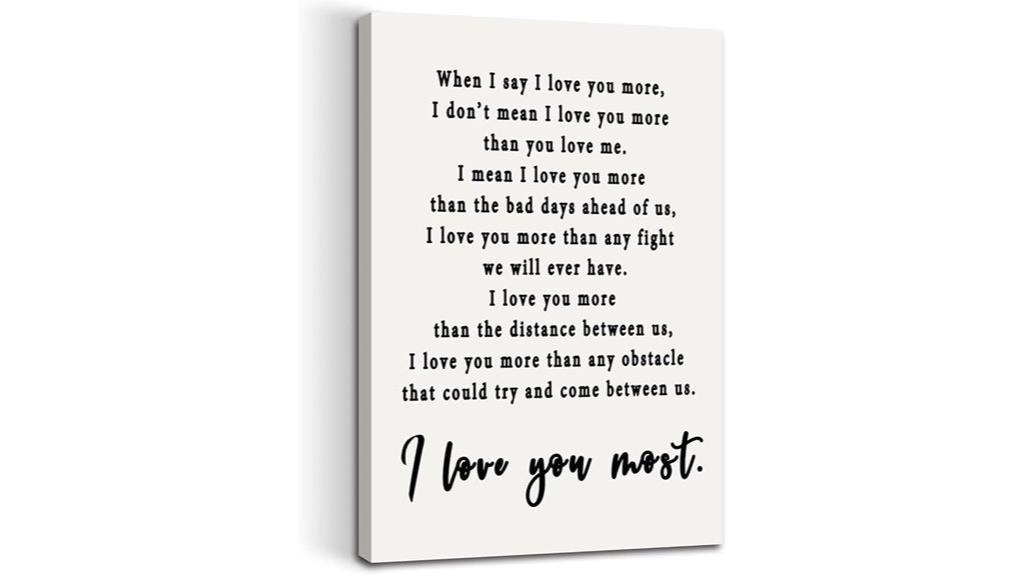 love you more canvas