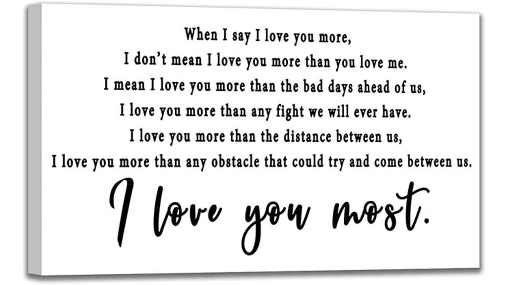 love you more canvas