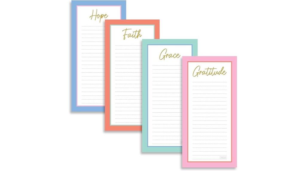 magnetic refrigerator notepad pack
