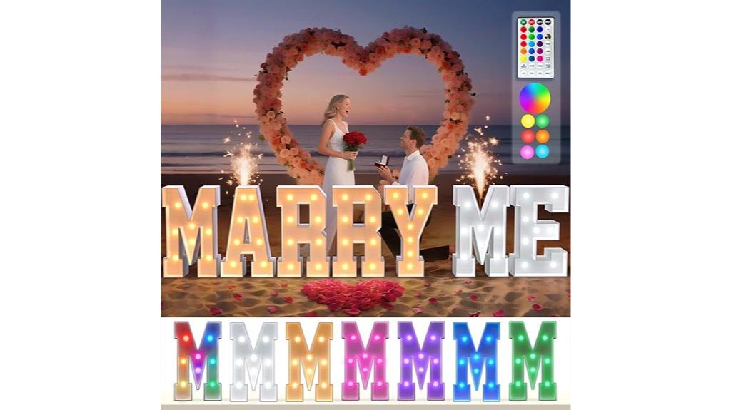 marry me light sign