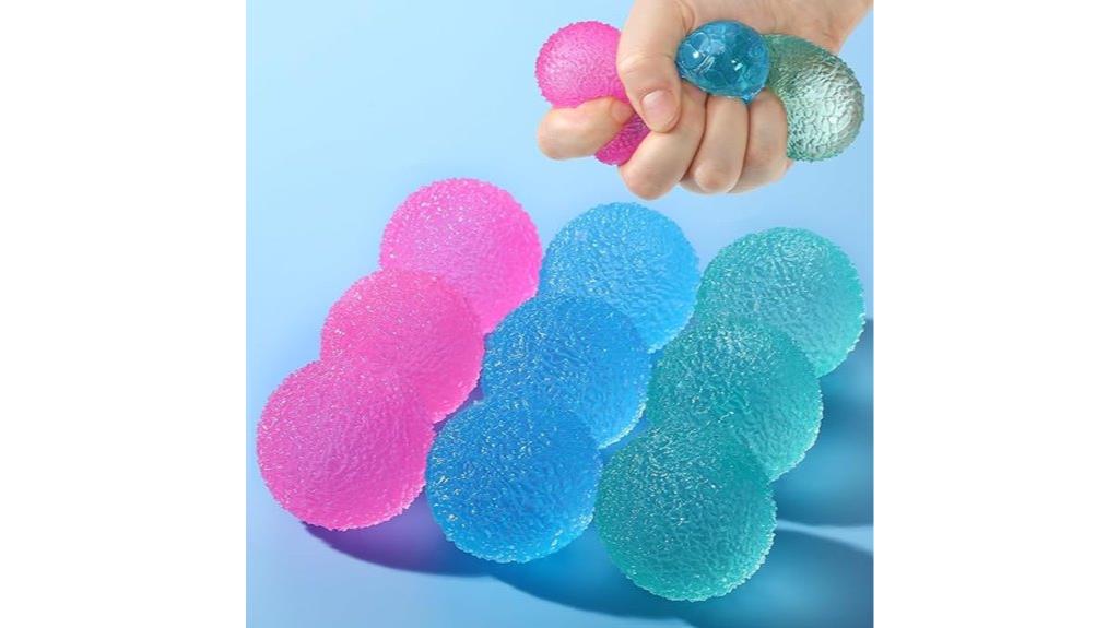 mini textured squishy balls