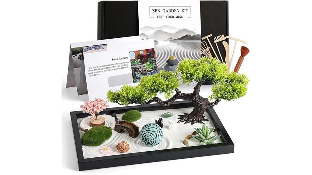 miniature calm desk decor