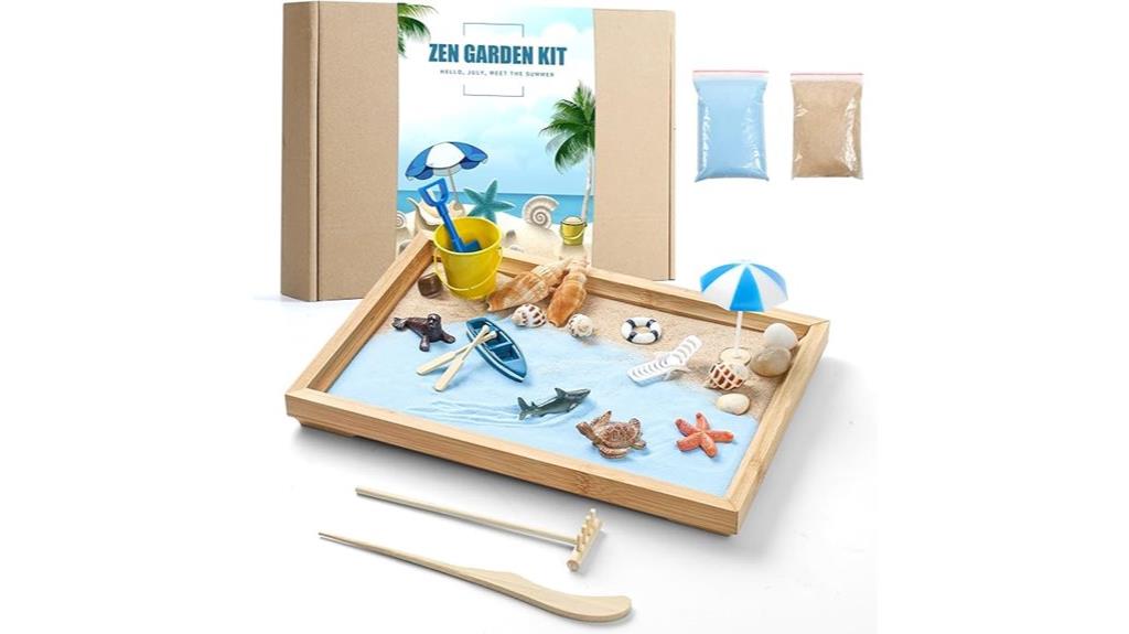 miniature desktop zen garden