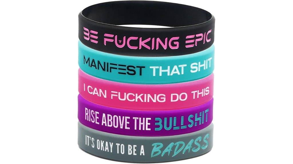 motivational swear word jewelry