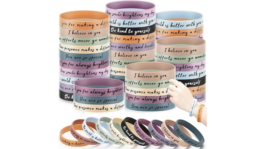 motivational wristbands for awareness