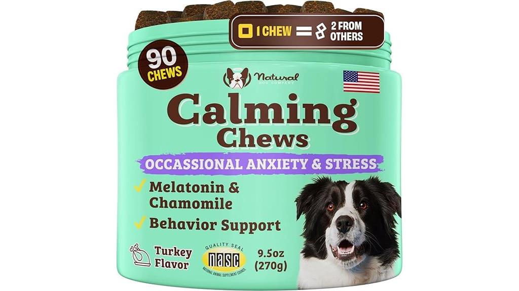 natural dog calming chews