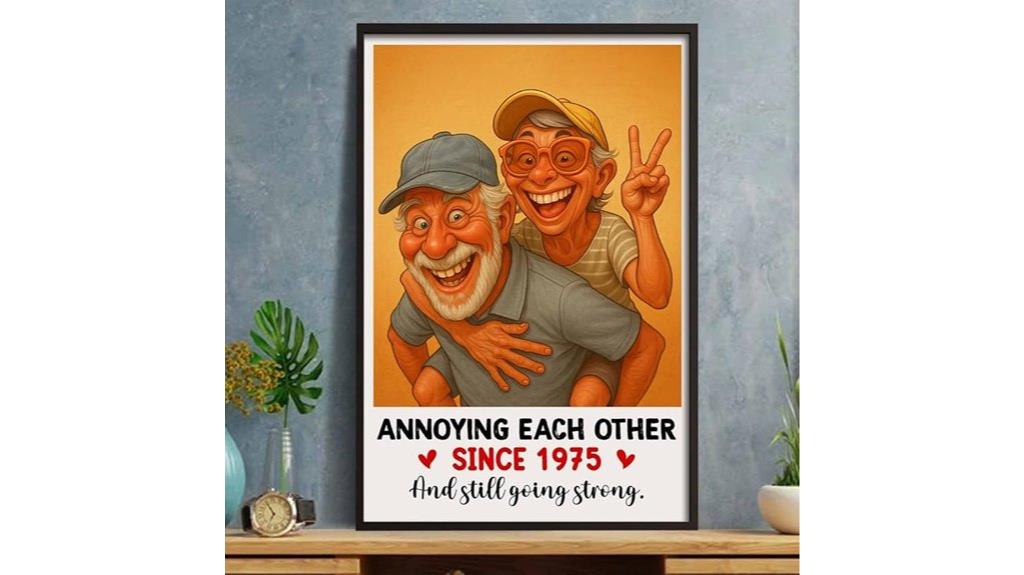 personalized couple cartoon art