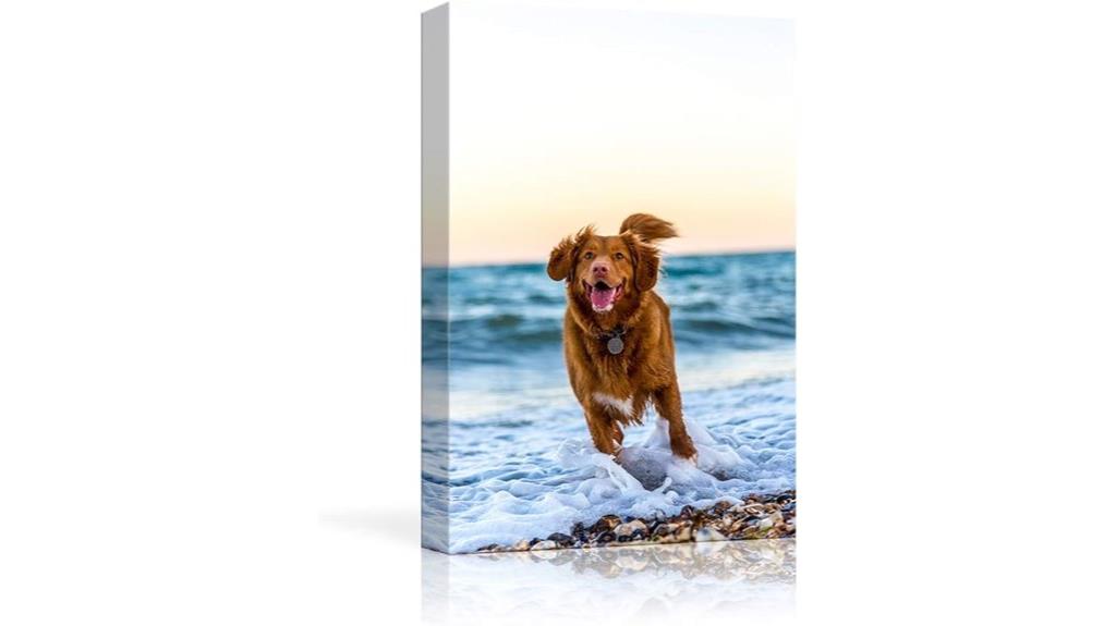 personalized pet photo canvases