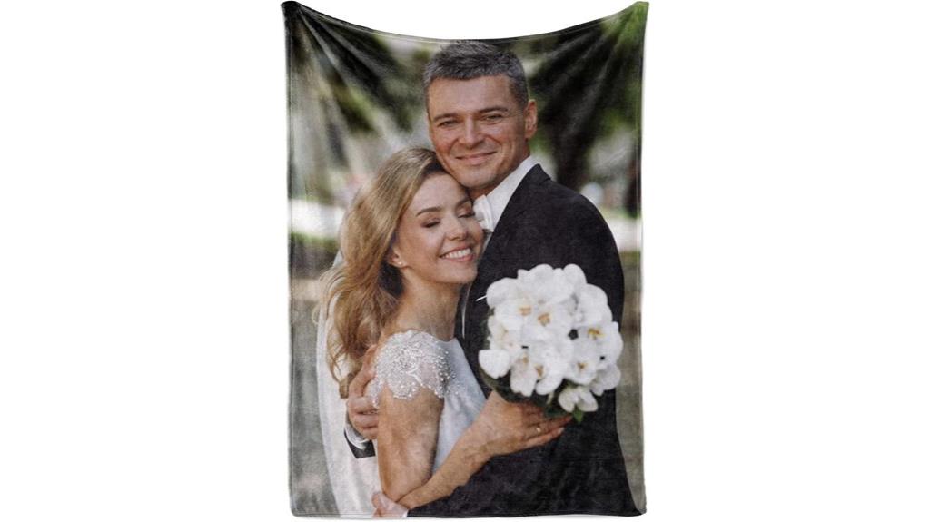 personalized ship photo blanket