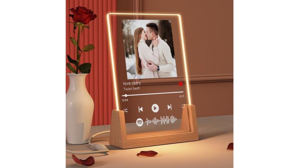personalized spotify light plaque