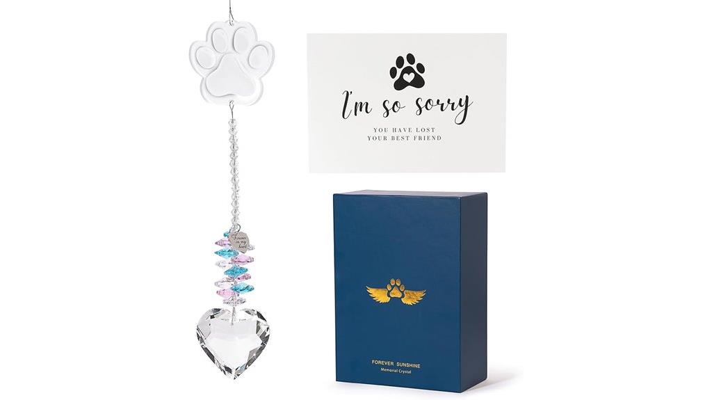 pet loss memorial suncatcher
