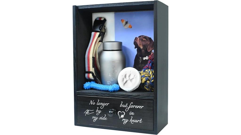 pet memory shadow box