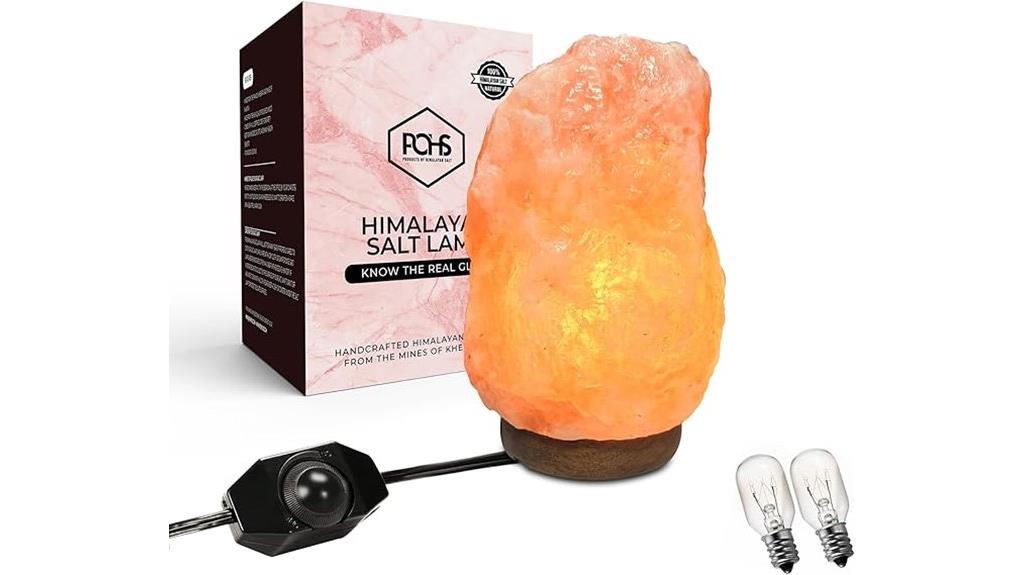 pink himalayan salt lamp