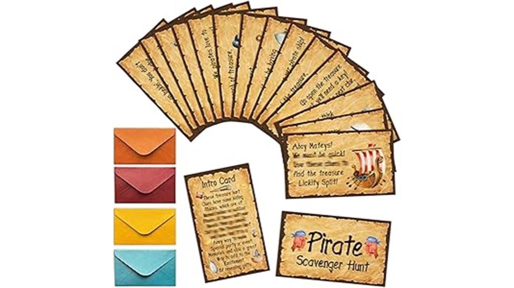 pirate themed adult scavenger clues