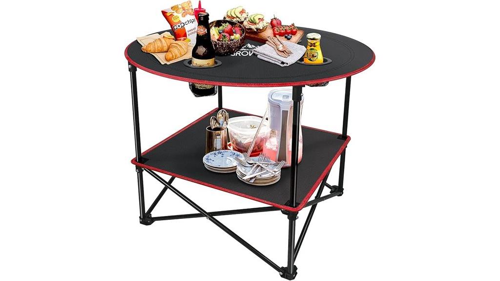 portable camping table